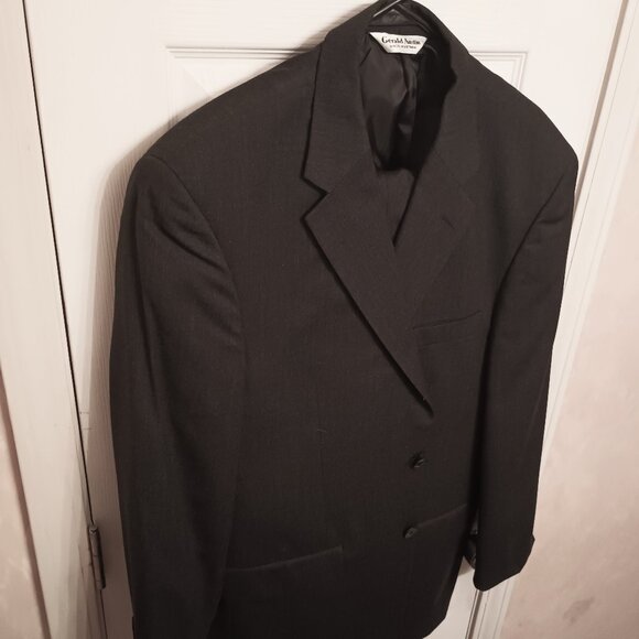 Gerald Austin Men 2 Piece Dark Grey Suit - Picture 2 of 16